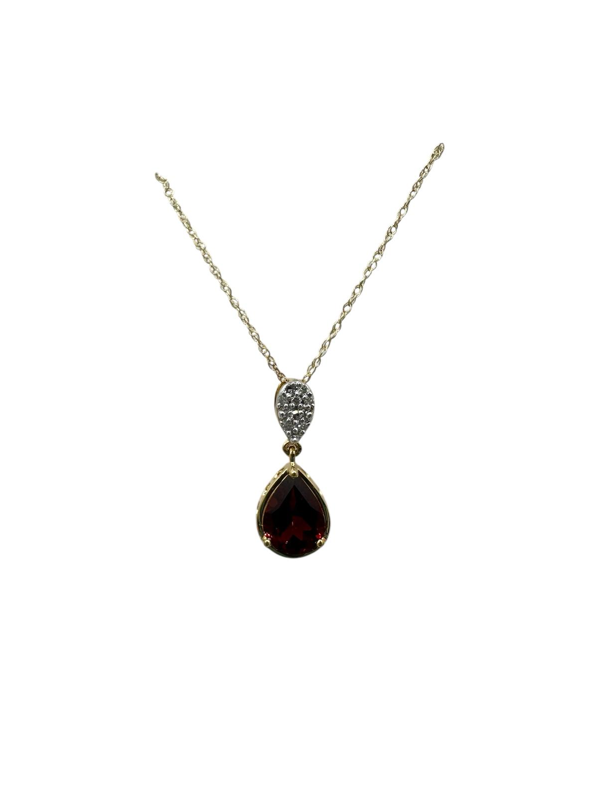 GARNET STONE NECKLACE