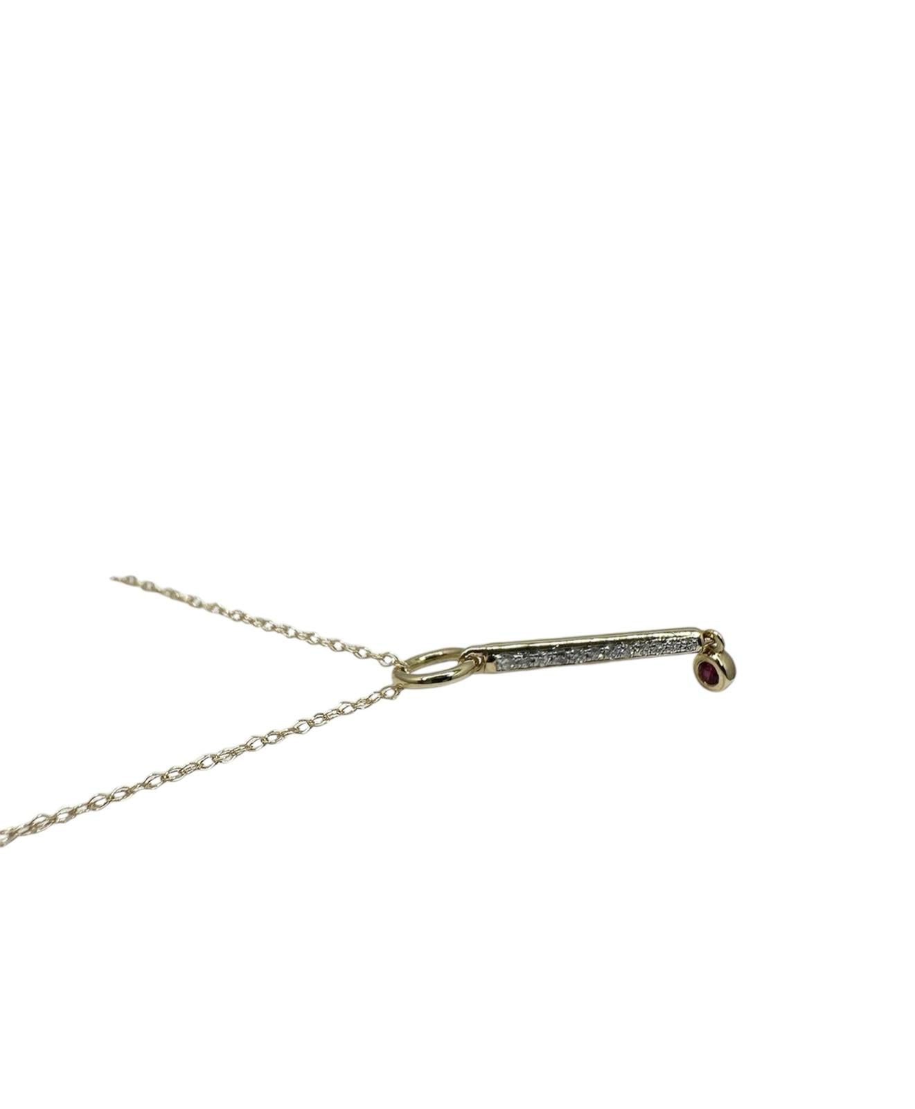 RUBY STONE NECKLACE
