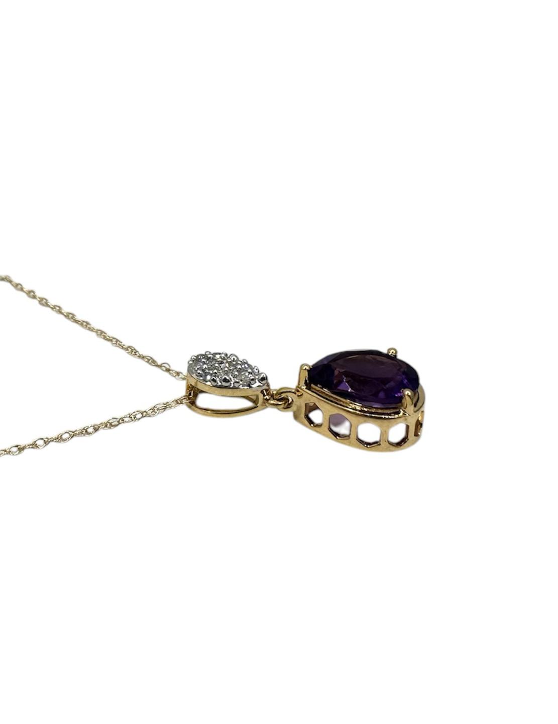 COLLAR DE PIEDRA AMATISTA