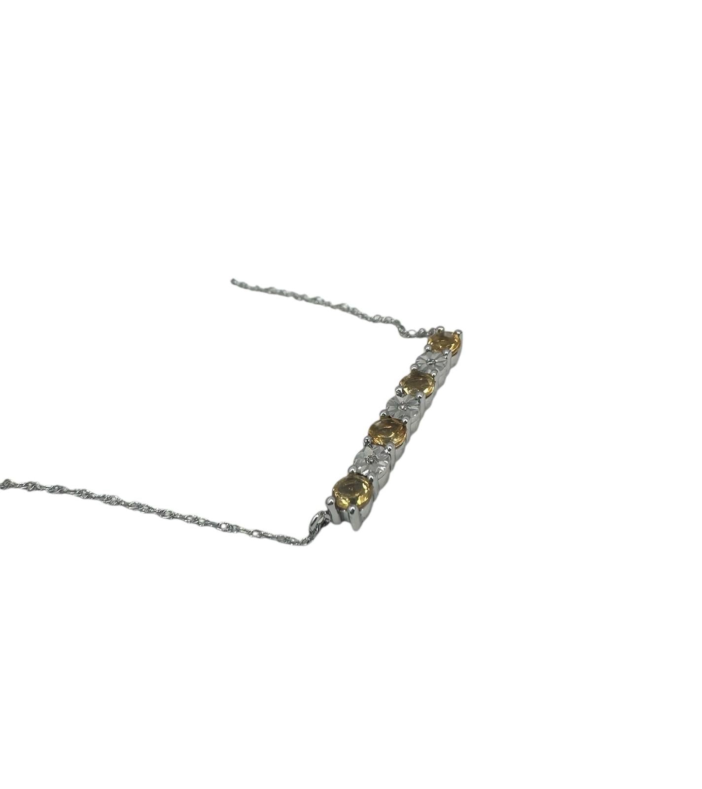 COLLAR DE PIEDRA CITRINA