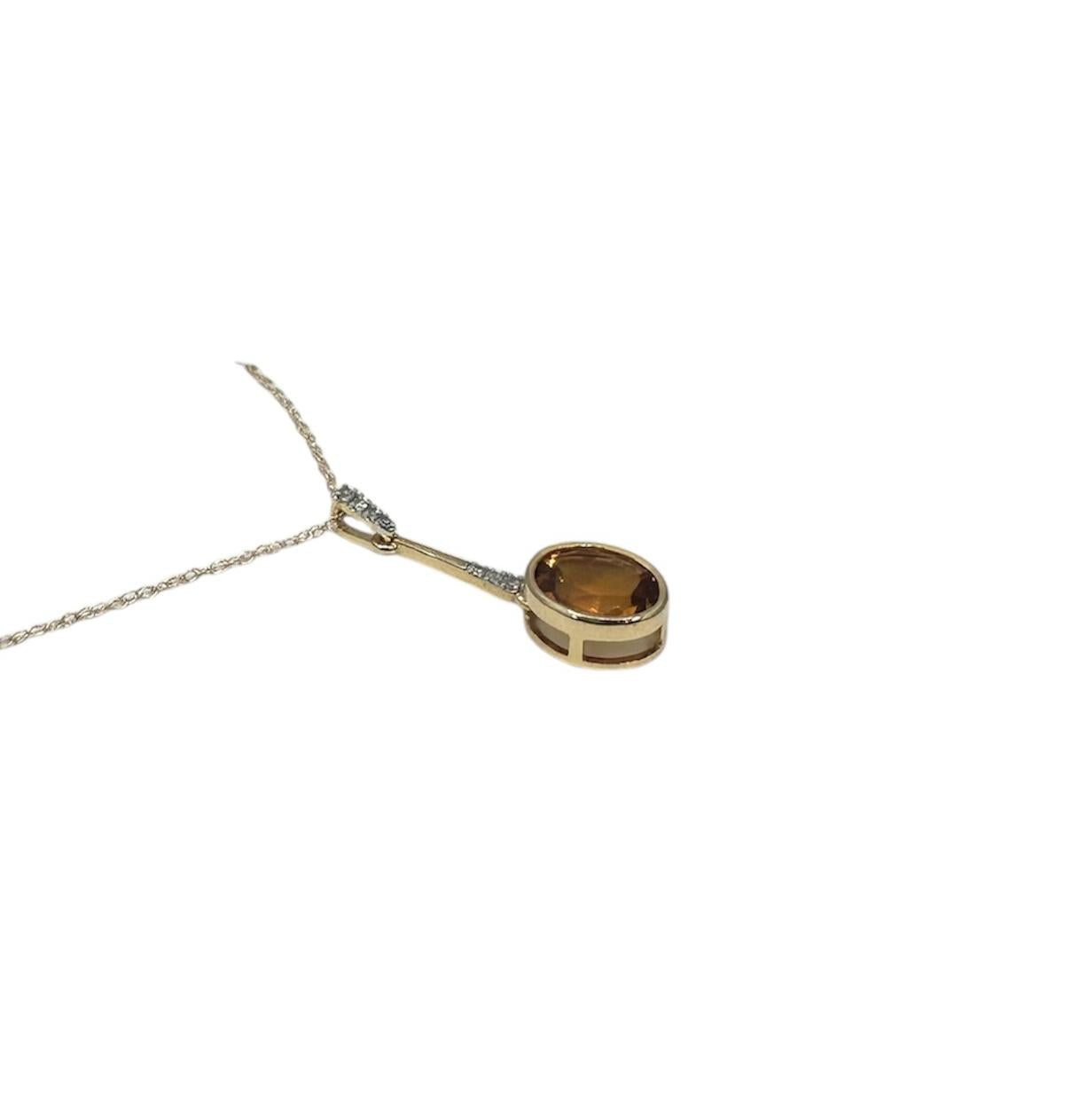 COLLAR DE PIEDRA CITRINA