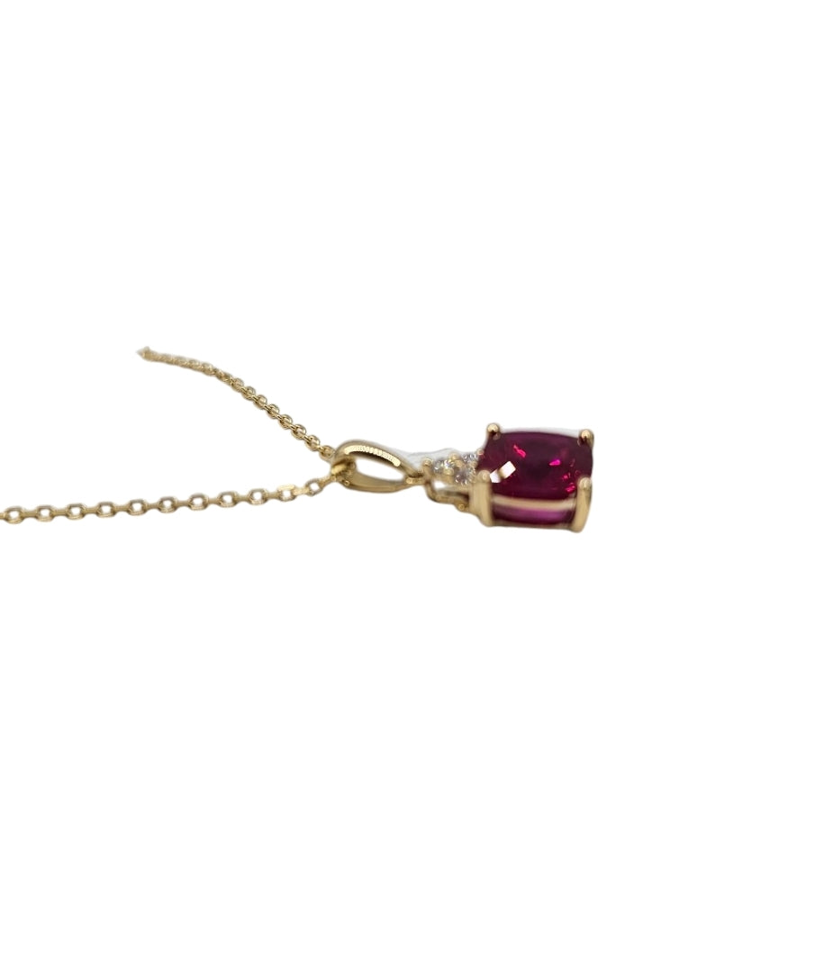 COLLAR DE PIEDRA RUBÍ