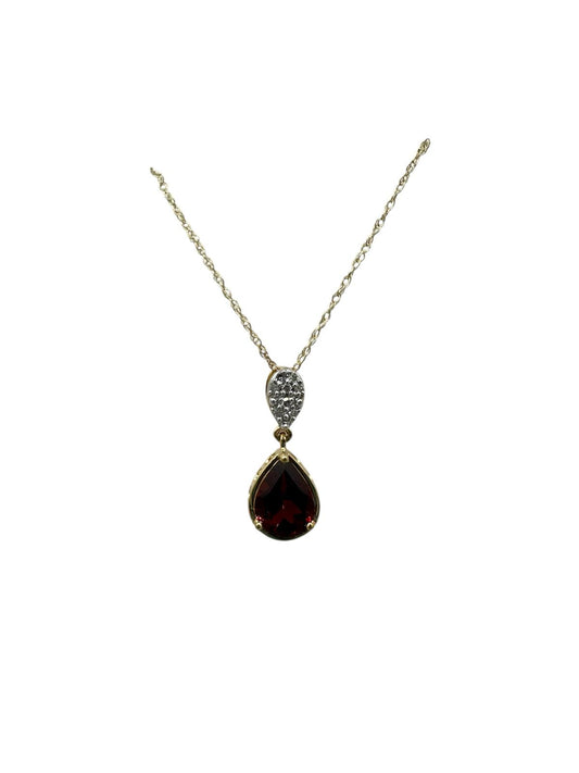 COLLAR DE PIEDRA GRANATE