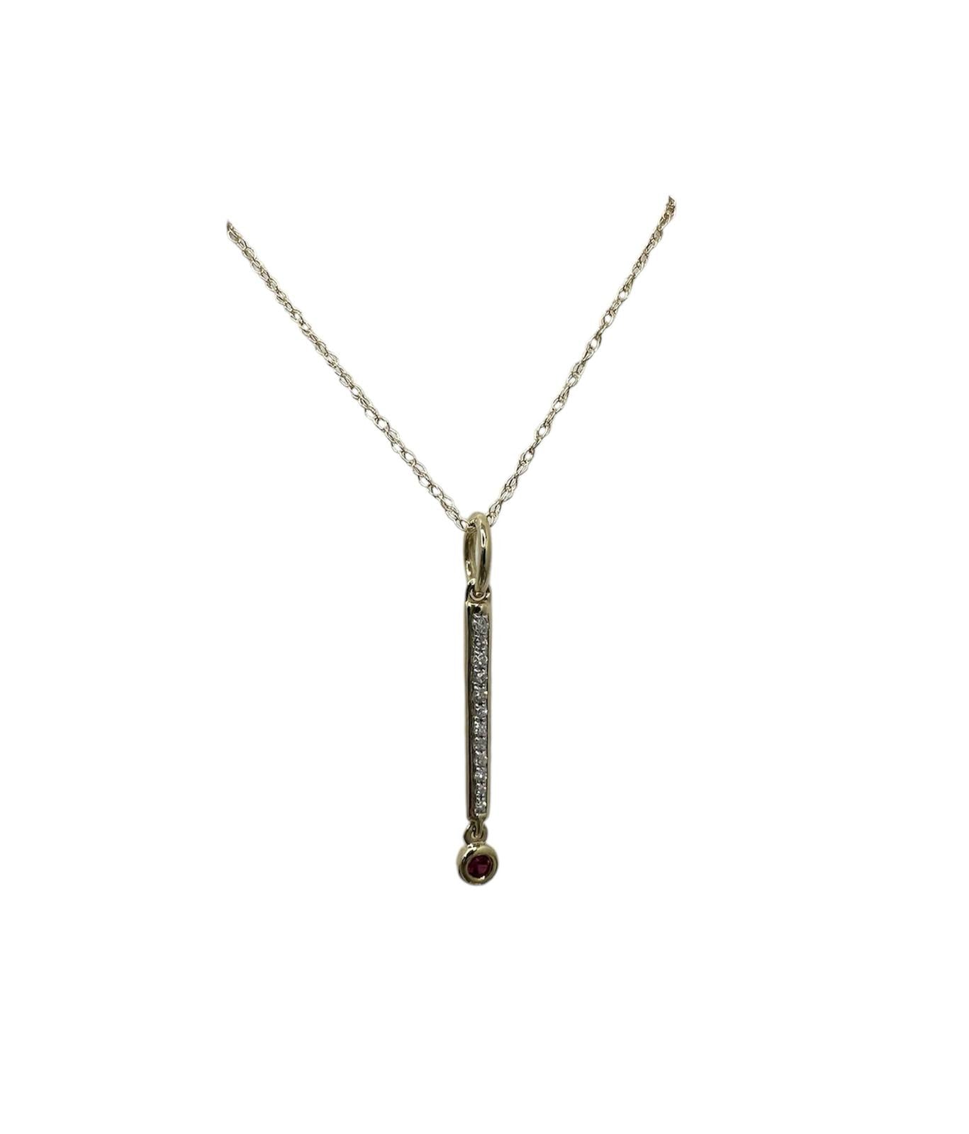 RUBY STONE NECKLACE