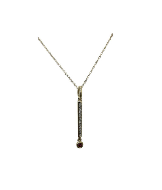 COLLAR DE PIEDRA RUBÍ