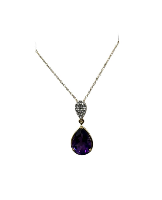 COLLAR DE PIEDRA AMATISTA
