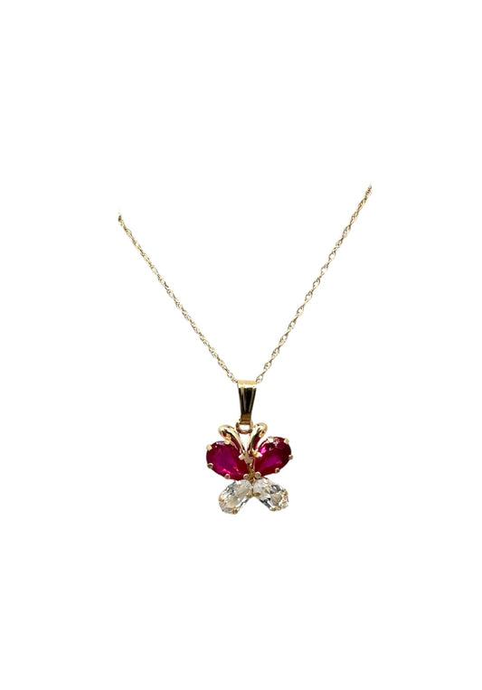 COLLAR DE PIEDRAS DE RUBÍ Y ZAFIRO